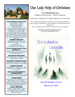 March 16 2025 Second Sunday of Lent